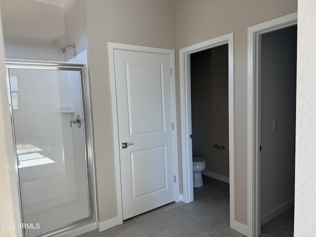 23214 W Miami St, Buckeye, AZ 85326 - bathroom with a stall shower and tile patterned floors