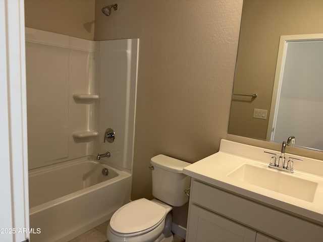 23214 W Miami St, Buckeye, AZ 85326 - full bath with vanity,  shower combination, and tile patterned flooring