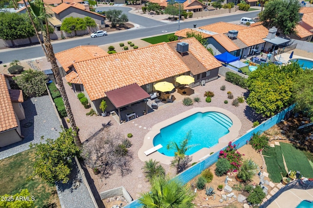 6017 E Kathleen Rd, Scottsdale, AZ 85254 - aerial view of residential area with a pool area