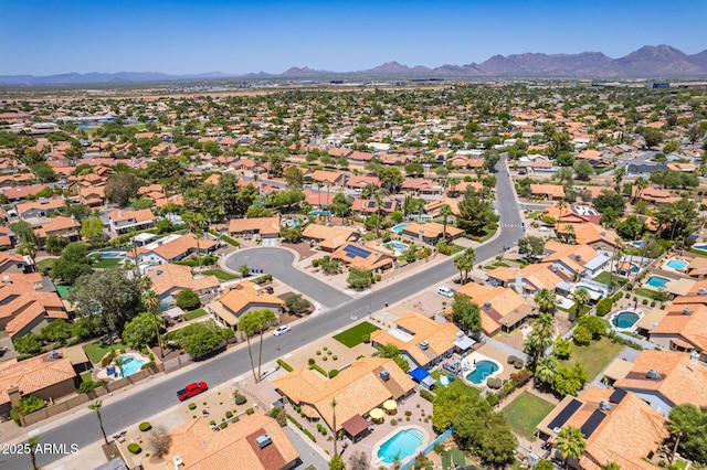 6017 E Kathleen Rd, Scottsdale, AZ 85254 - aerial view of residential area with a mountainous background