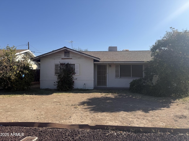 view of ranch-style house