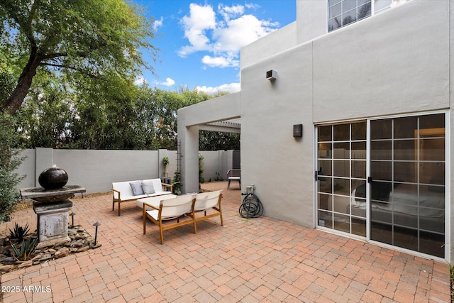 view of patio / terrace with outdoor lounge area