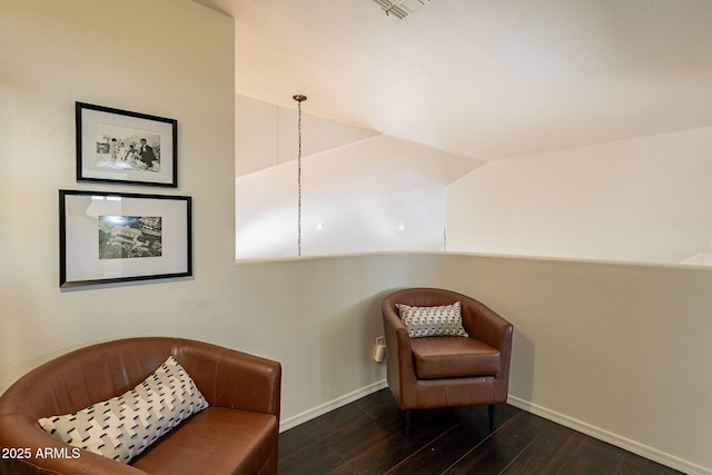 1125 S Larkspur St, Gilbert, AZ 85296 - sitting room with wood finished floors and baseboards