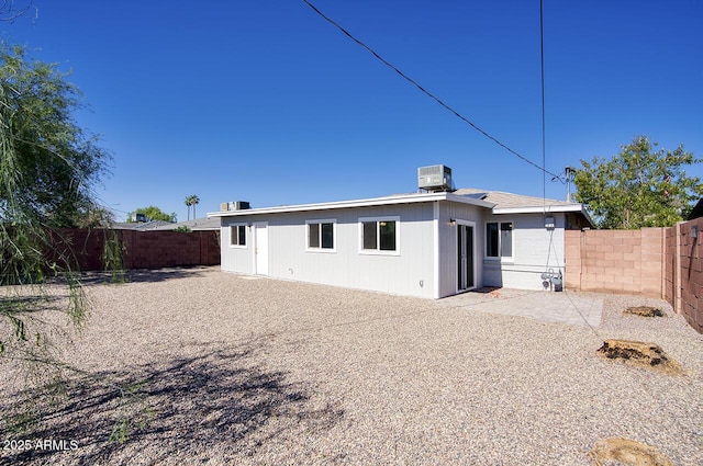 3841 N 21st Ave, Phoenix, AZ 85015 - rear view of house with cooling unit and a fenced backyard