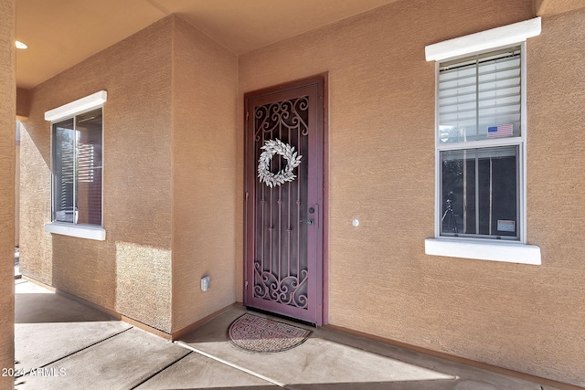 view of entrance to property