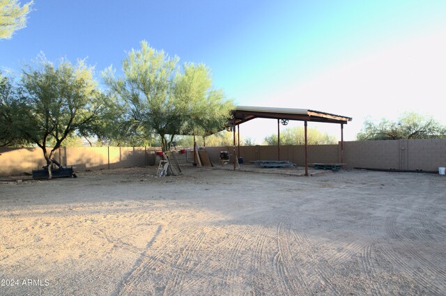 view of car parking