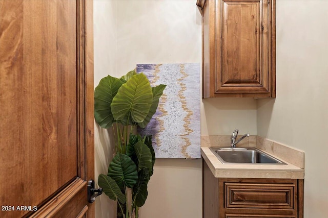 kitchen featuring sink