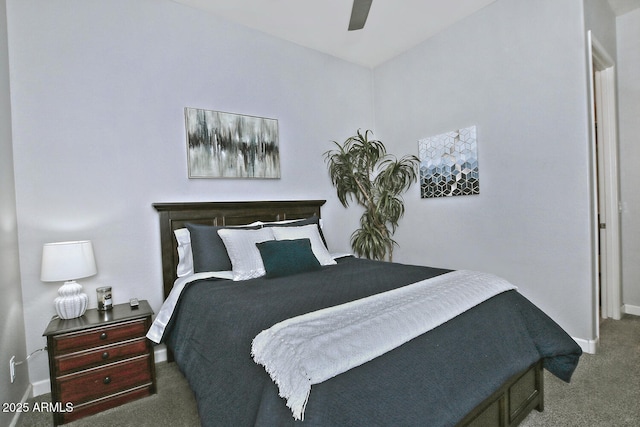 895 E Clovefield St, Gilbert, AZ 85298 - carpeted bedroom featuring baseboards and a ceiling fan