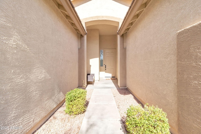 view of entrance to property