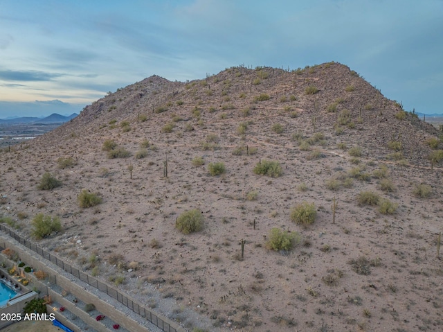 view of mountain feature