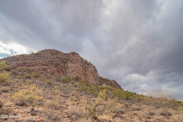 view of mountain feature