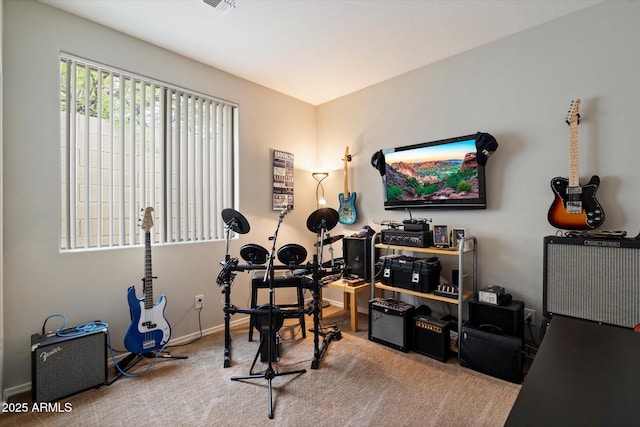 2328 W Calle Marita, Phoenix, AZ 85085 - workout room featuring carpet flooring and baseboards