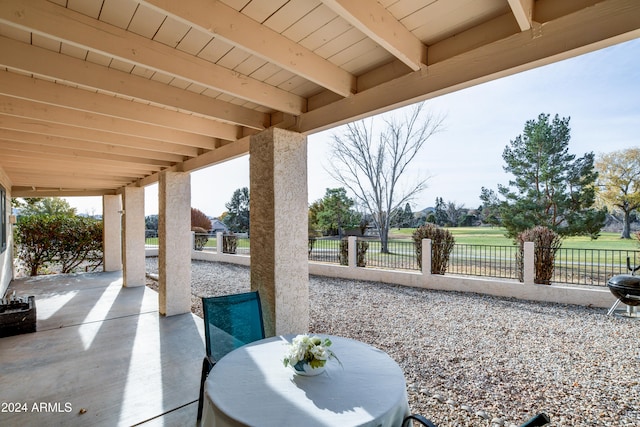 view of patio