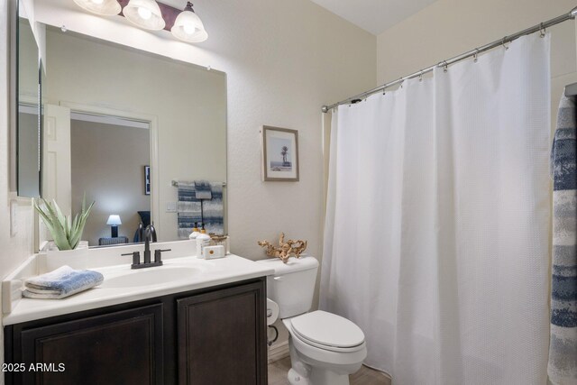 7616 S Sorrell Ln, Gilbert, AZ 85298 - full bathroom with vanity and a shower with curtain