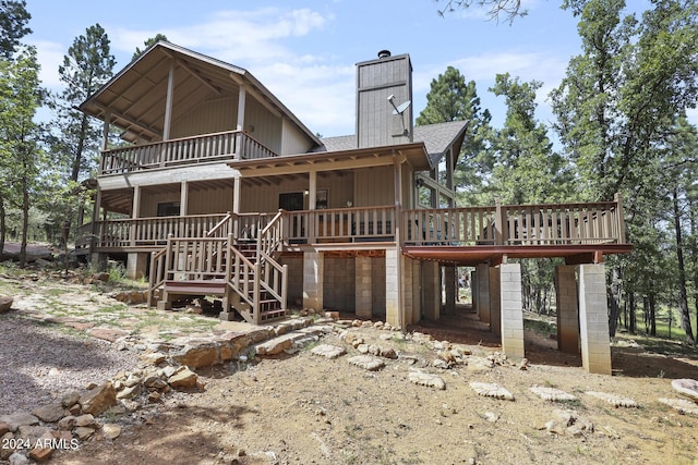 view of rear view of house