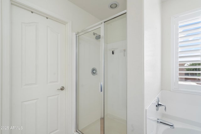 2185 E Gillcrest Rd, Gilbert, AZ 85298 - bathroom with a stall shower and a bath