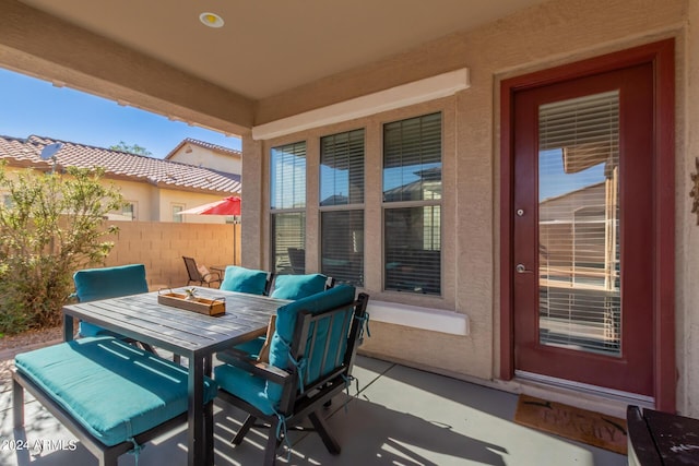 view of patio / terrace