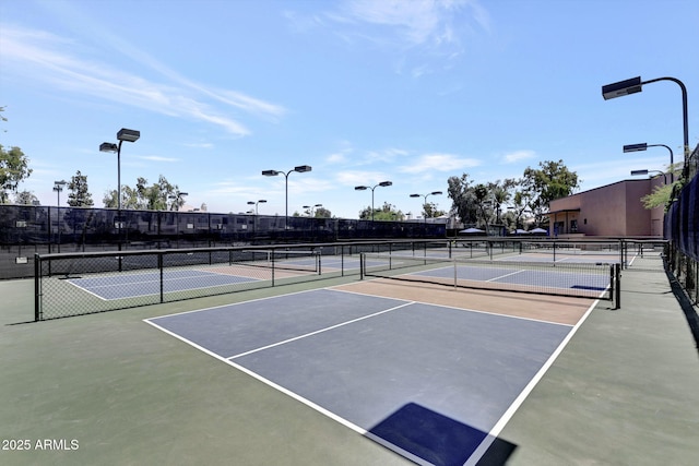 view of sport court