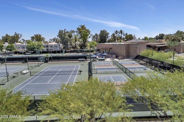 view of sport court