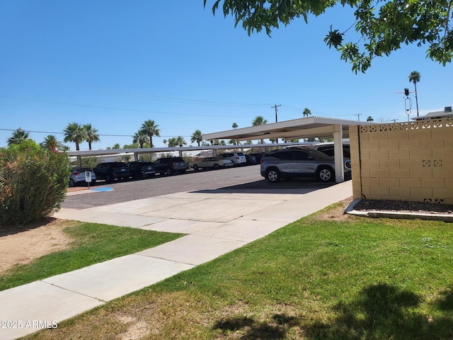 8221 E Garfield St Unit L109, Scottsdale, AZ 85257 - view of partially covered parking lot