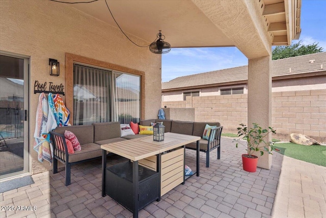 4323 E Dublin St, Gilbert, AZ 85295 - view of patio / terrace featuring outdoor lounge area