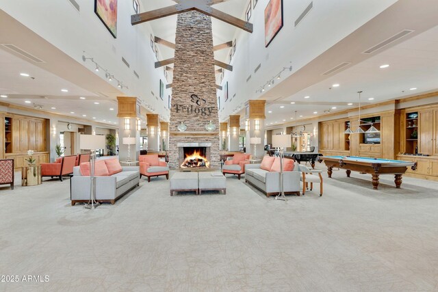 4245 E Ficus Way, Gilbert, AZ 85298 - lobby featuring a high ceiling and recessed lighting