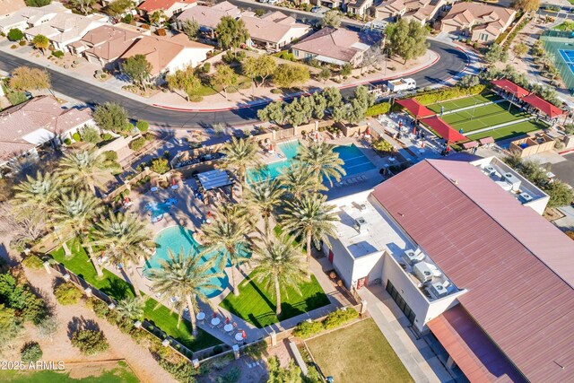 4245 E Ficus Way, Gilbert, AZ 85298 - aerial view of residential area with a pool area