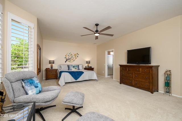 15134 W Waterford Dr, Surprise, AZ 85374 - carpeted bedroom with ceiling fan and baseboards
