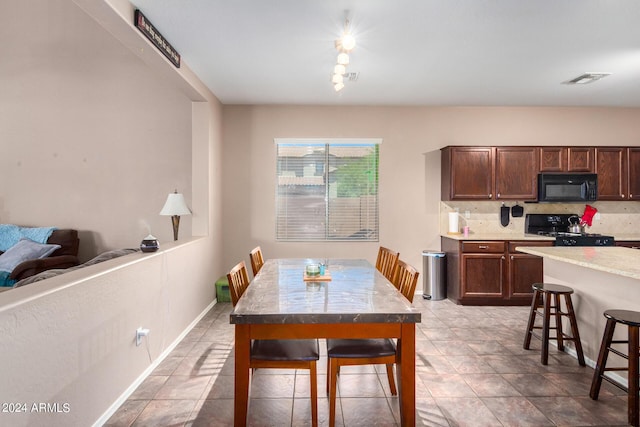 view of dining room