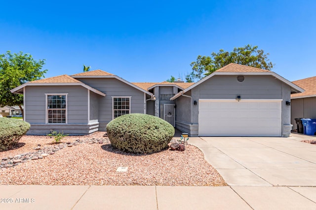 6156 W Del Rio St, Chandler, AZ 85226 - ranch-style home featuring a garage, concrete driveway, and a shingled roof