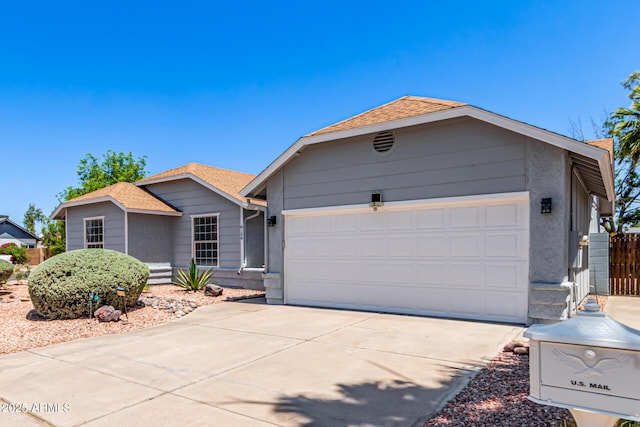 6156 W Del Rio St, Chandler, AZ 85226 - single story home featuring a shingled roof, concrete driveway, and a garage