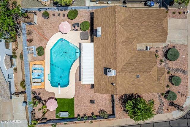 6156 W Del Rio St, Chandler, AZ 85226 - drone / aerial view of a pool