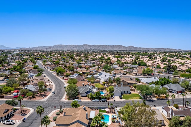 6156 W Del Rio St, Chandler, AZ 85226 - aerial view of residential area with a mountain backdrop