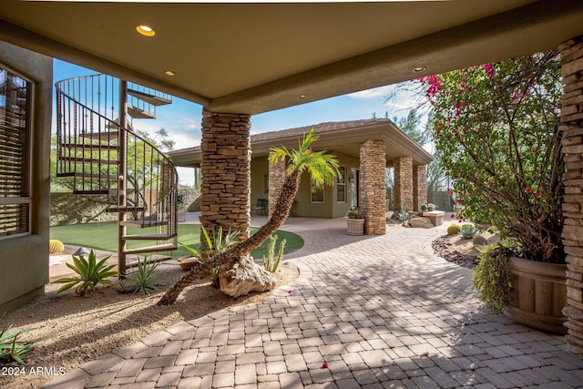 view of patio