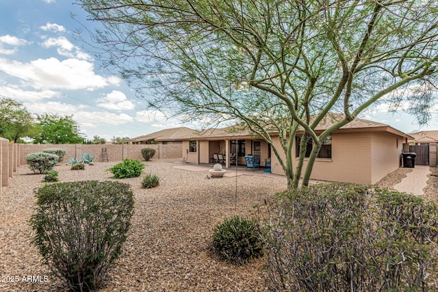 10940 E Olla Ave, Mesa, AZ 85212 - back of house featuring a fenced backyard and a patio