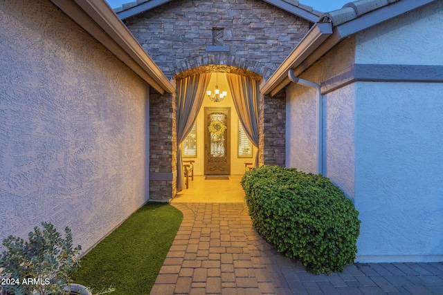 view of entrance to property