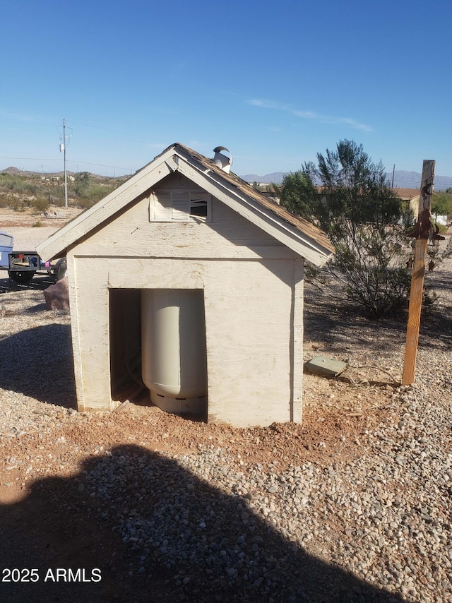 view of outbuilding with an outdoor structure