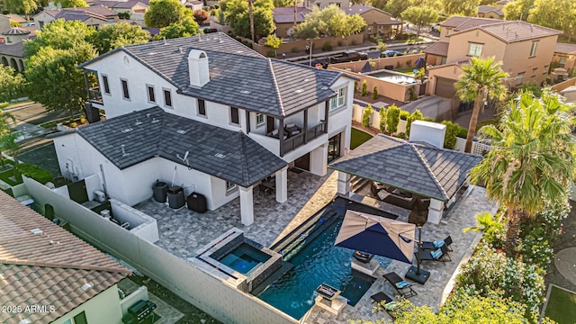 20866 W Werner Pl, Buckeye, AZ 85396 - aerial view of residential area featuring a pool