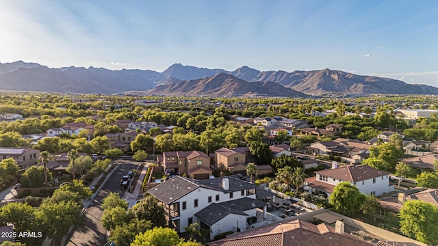 20866 W Werner Pl, Buckeye, AZ 85396 - aerial perspective of suburban area with a mountain backdrop