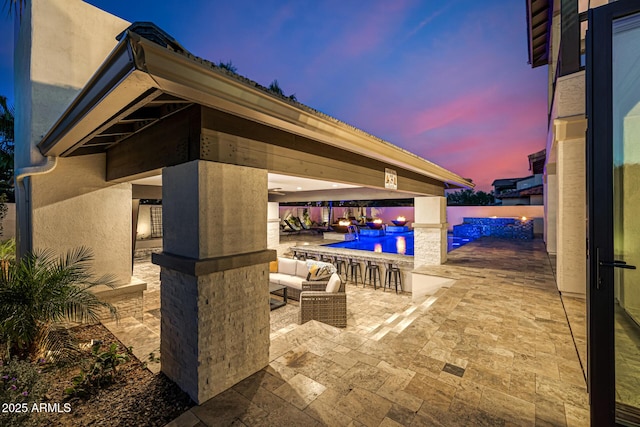 20866 W Werner Pl, Buckeye, AZ 85396 - view of patio / terrace featuring outdoor lounge area and a gazebo