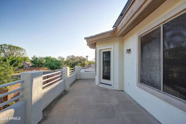 1707 E Carob Dr, Chandler, AZ 85286 - view of patio / terrace with a balcony