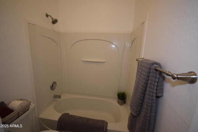 28377 N Desert Native St, San Tan Valley, AZ 85143 - bathroom with toilet and washtub / shower combination