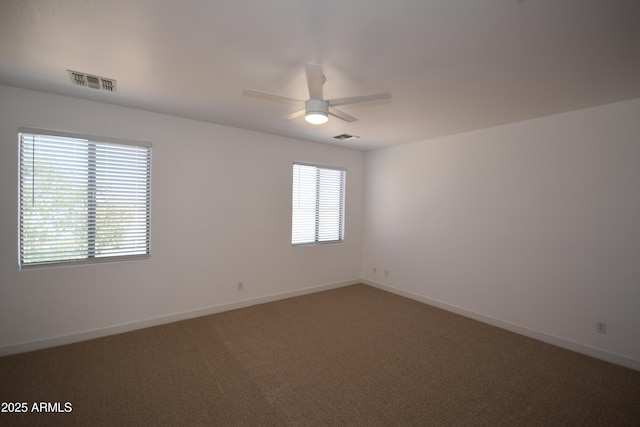 28377 N Desert Native St, San Tan Valley, AZ 85143 - empty room with a ceiling fan and carpet flooring