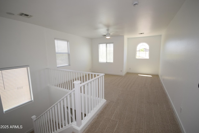 28377 N Desert Native St, San Tan Valley, AZ 85143 - corridor with an upstairs landing and carpet flooring