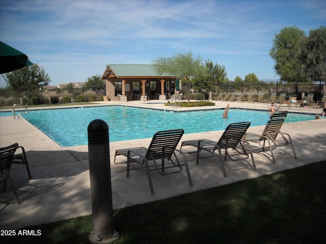28377 N Desert Native St, San Tan Valley, AZ 85143 - community pool with a patio