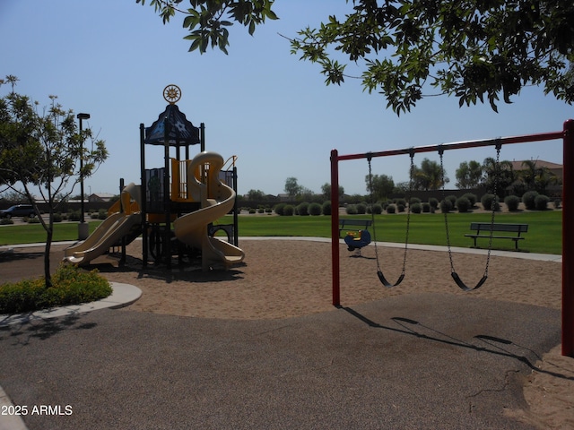 28377 N Desert Native St, San Tan Valley, AZ 85143 - community jungle gym featuring a lawn