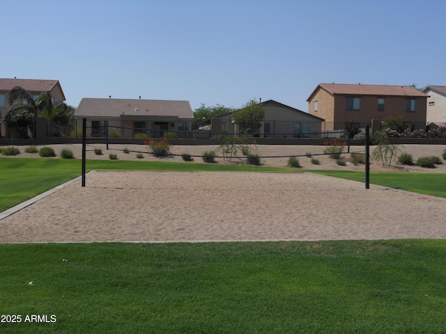 28377 N Desert Native St, San Tan Valley, AZ 85143 - view of property's community with volleyball court and a residential view