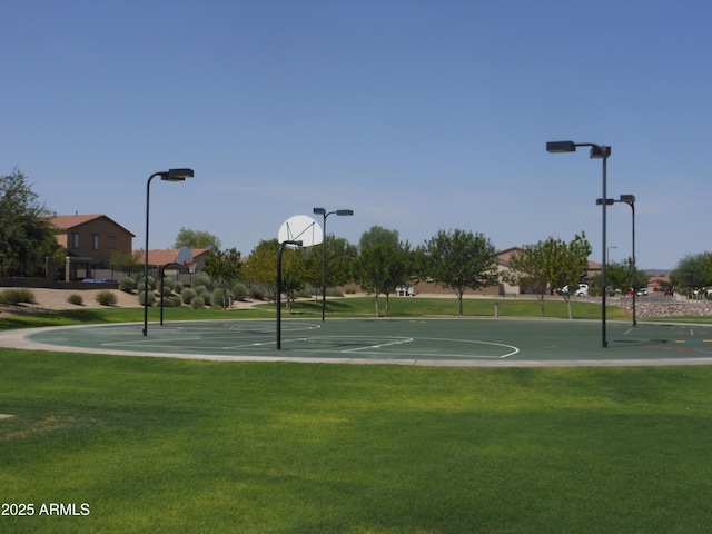 28377 N Desert Native St, San Tan Valley, AZ 85143 - view of sport court featuring a yard and community basketball court