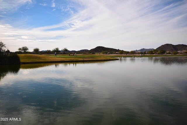 28377 N Desert Native St, San Tan Valley, AZ 85143 - water view with a mountainous background