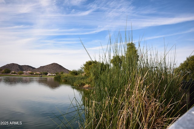 28377 N Desert Native St, San Tan Valley, AZ 85143 - water view featuring a mountain backdrop